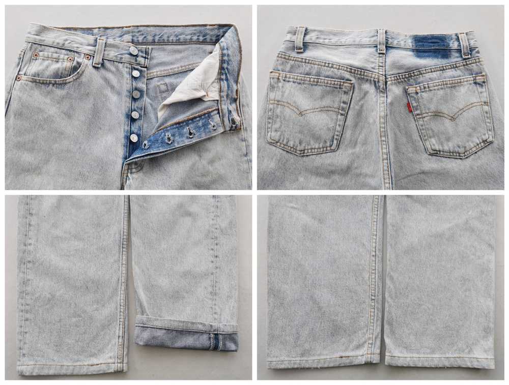 Levi's Vintage Levis 501 Distressed Jeans Made In… - image 8