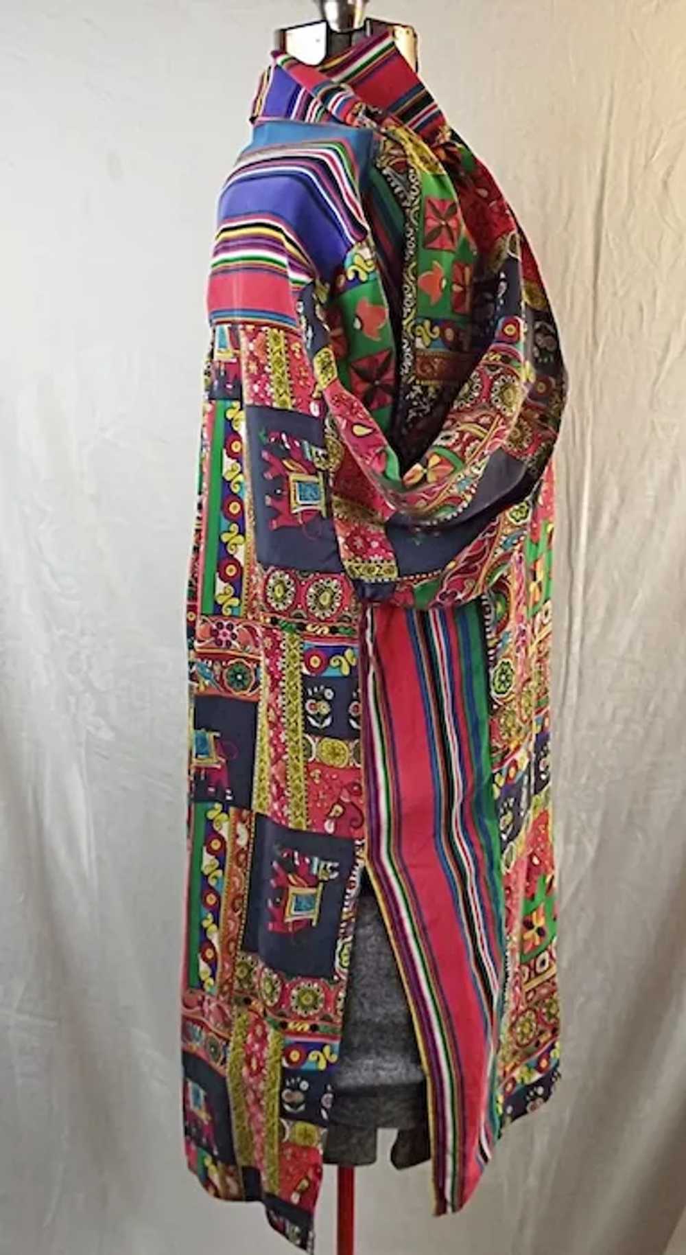 Vintage Exterior Erez Women Colorful Patchwork Lo… - image 6