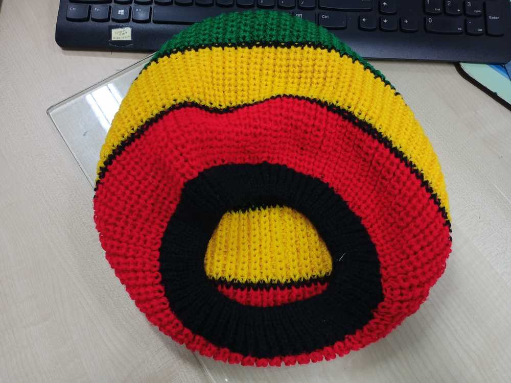 Bob Marley × Vintage Rasta Reggae jah cap - image 2