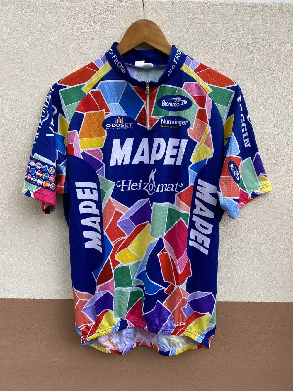 Bicycle × Jersey × Vintage Vintage 90s Mapei Jers… - image 1