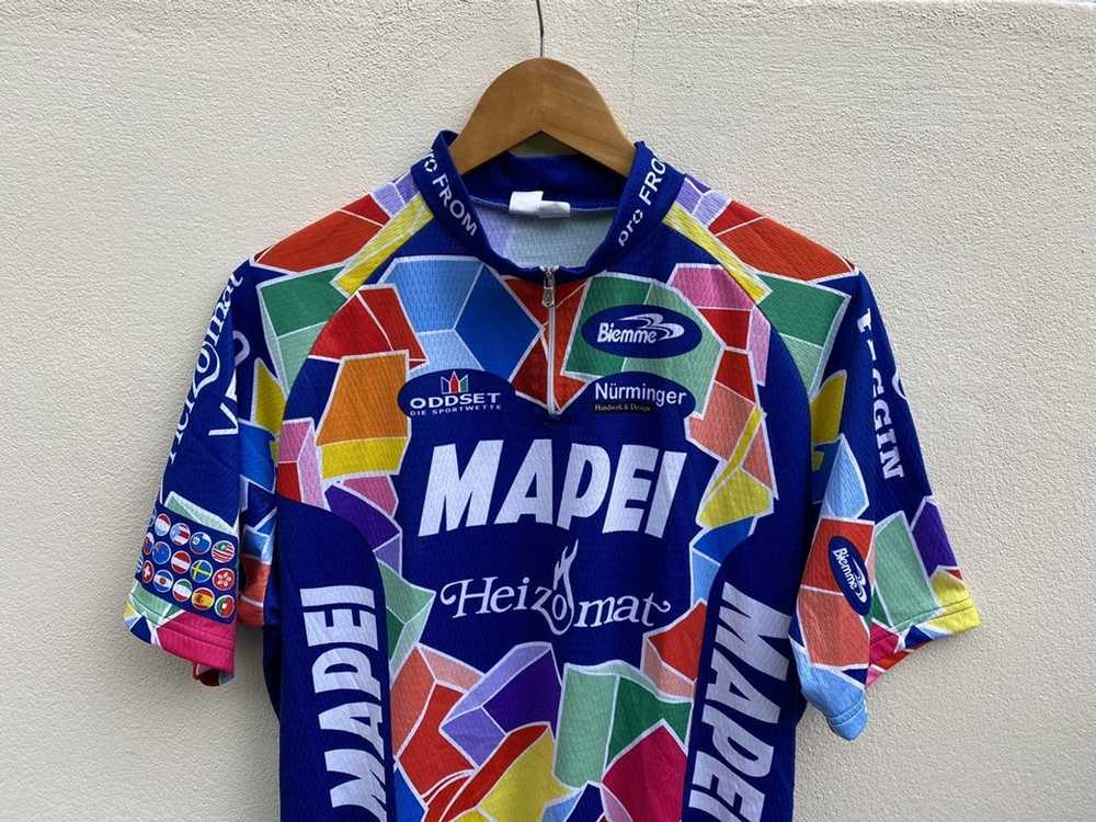 Bicycle × Jersey × Vintage Vintage 90s Mapei Jers… - image 2