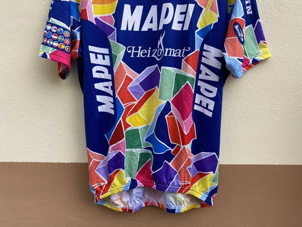 Bicycle × Jersey × Vintage Vintage 90s Mapei Jers… - image 3