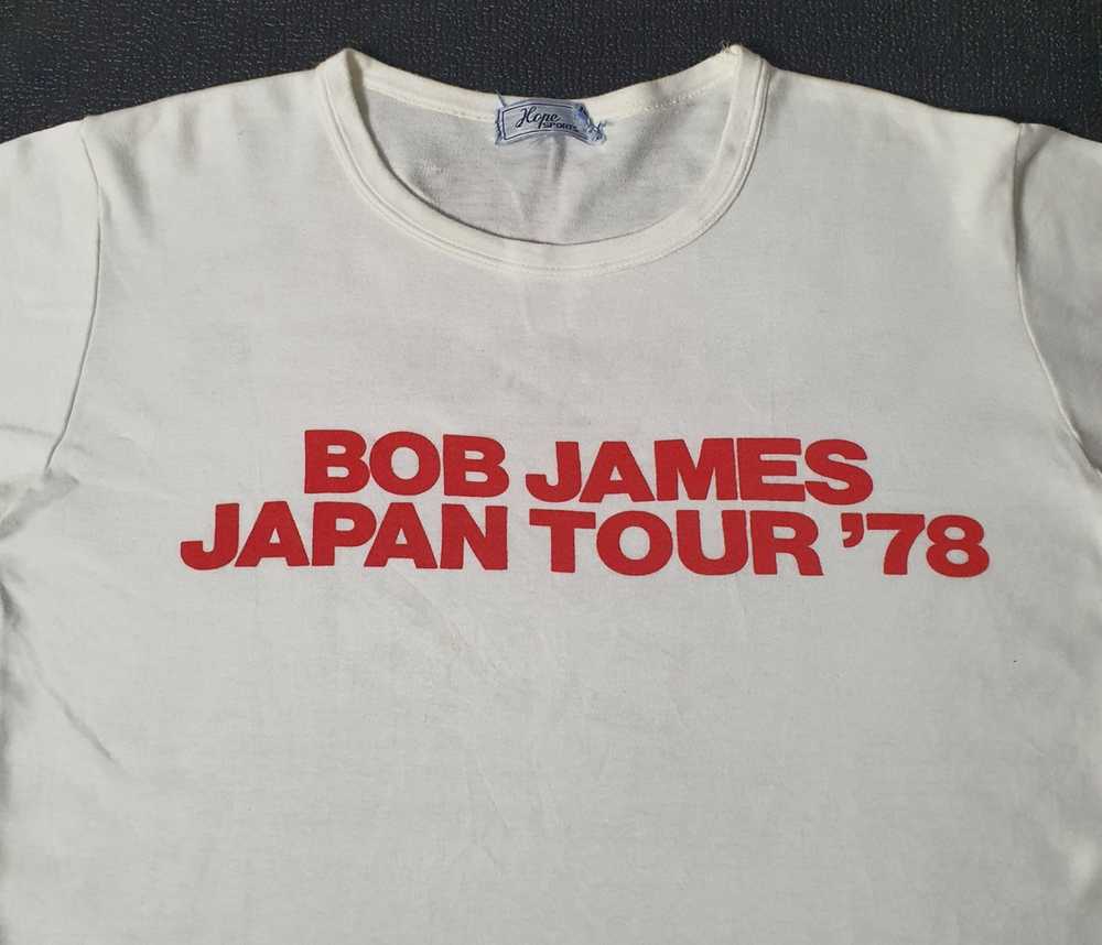 Band Tees × Rare × Vintage 1978 BOB JAMES Japan T… - image 9