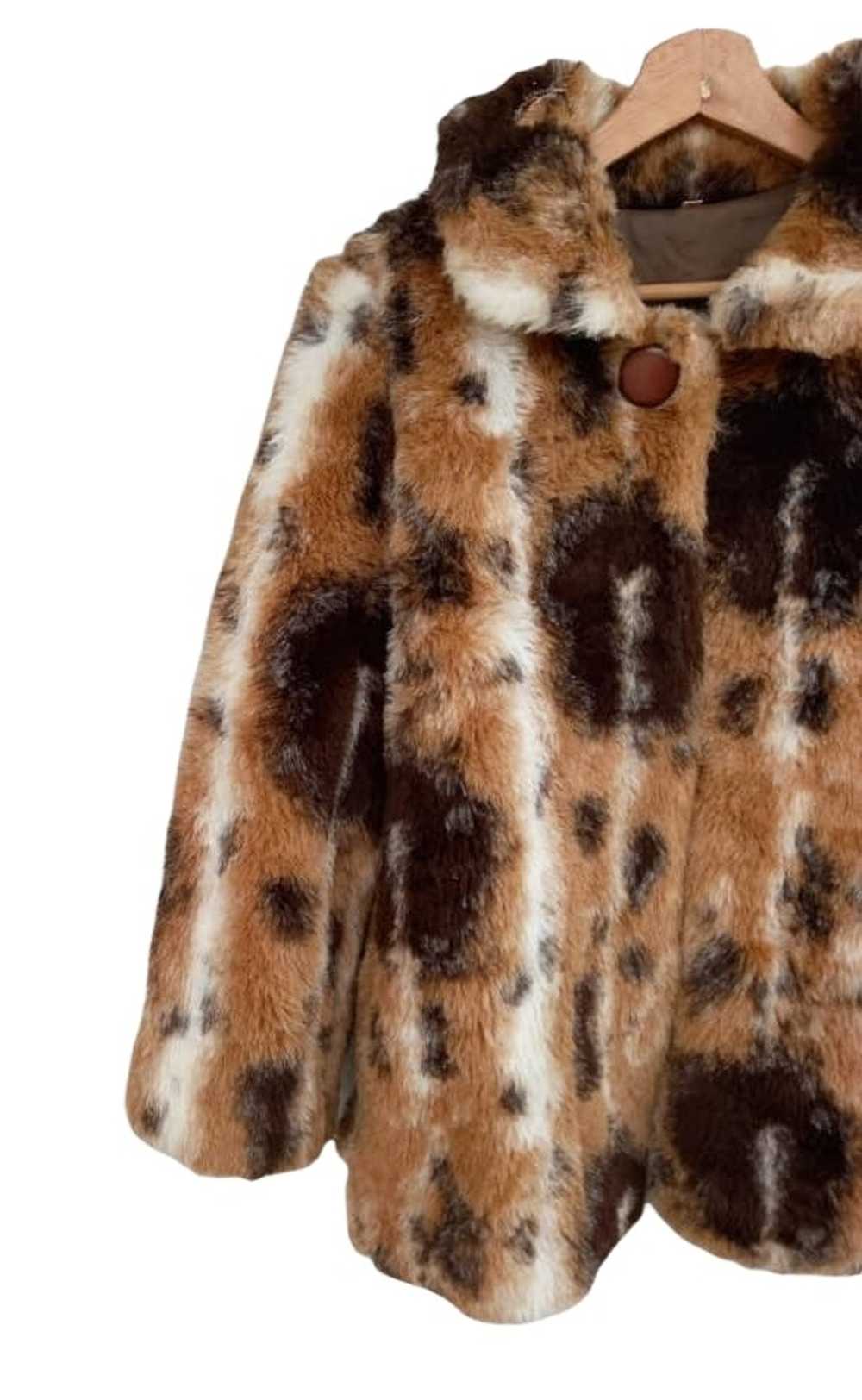 Mink Fur Coat × Streetwear Leapord Fur Nice Desig… - image 2