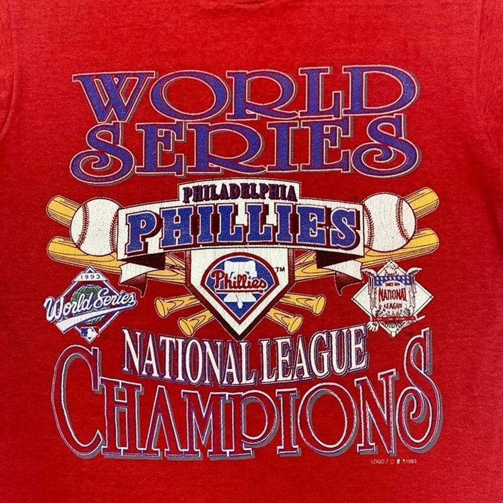 MLB × Vintage 1993 Philadelphia Phillies World Se… - image 3