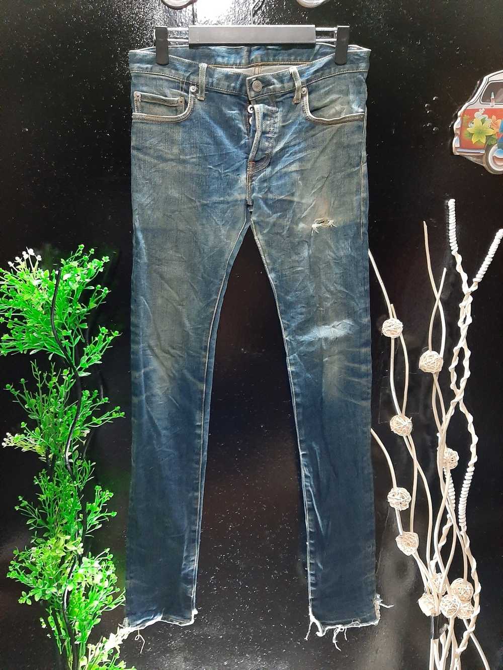 Distressed Denim × Japanese Brand TOKISHIRAZU JAP… - image 1