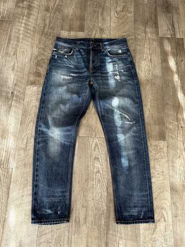 Nudie Jeans Nudie Jeans Distressed Washed Jeans