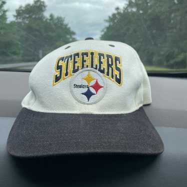 Pittsburgh Steelers Hat Mens Medium Large Black Yellow Reebok Football NFL