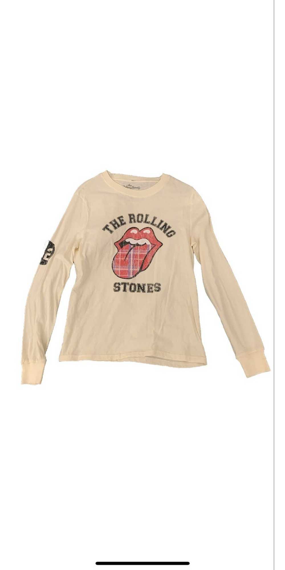 The Rolling Stones Rolling Stones White Long Slee… - image 1