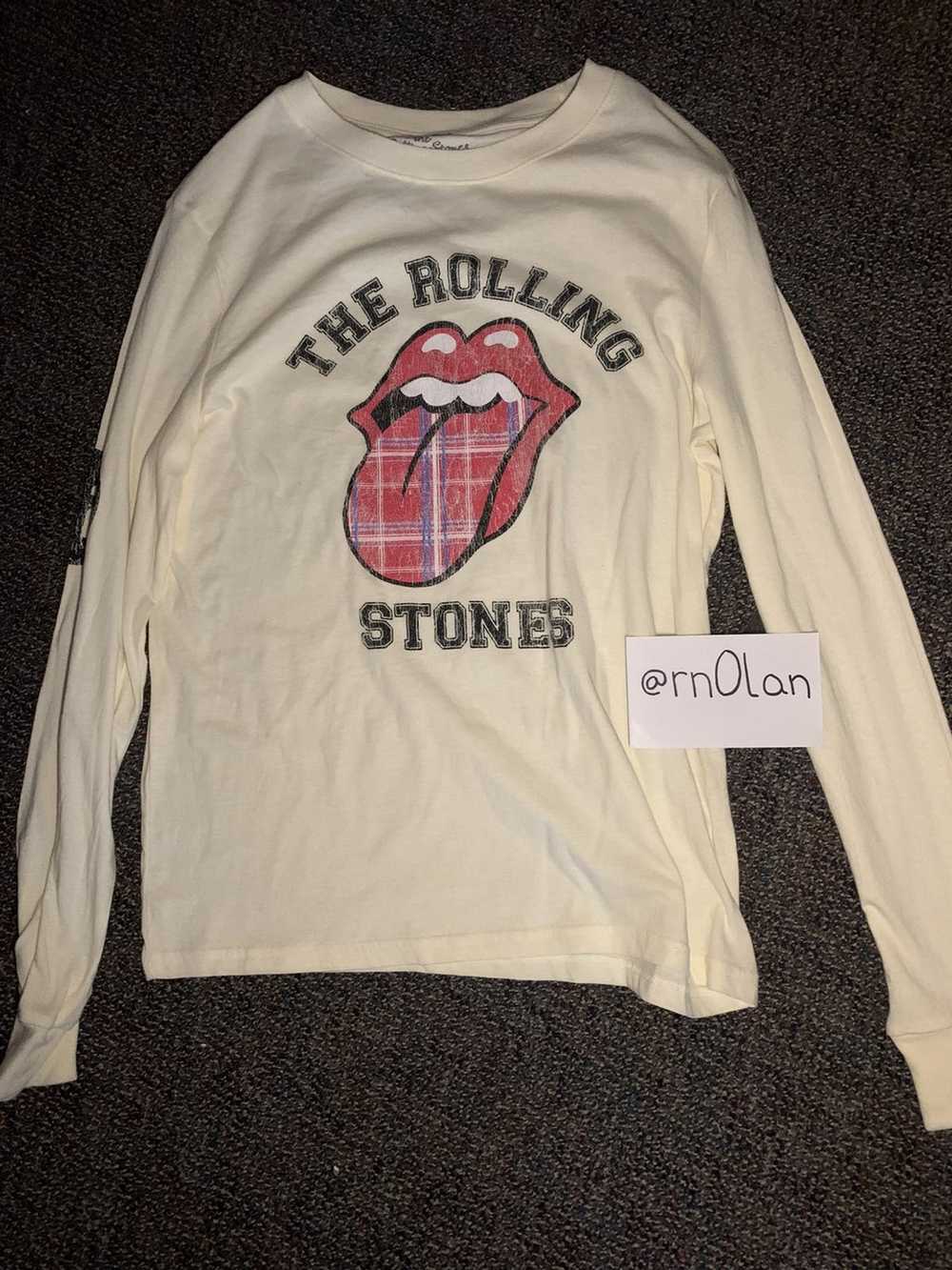The Rolling Stones Rolling Stones White Long Slee… - image 2