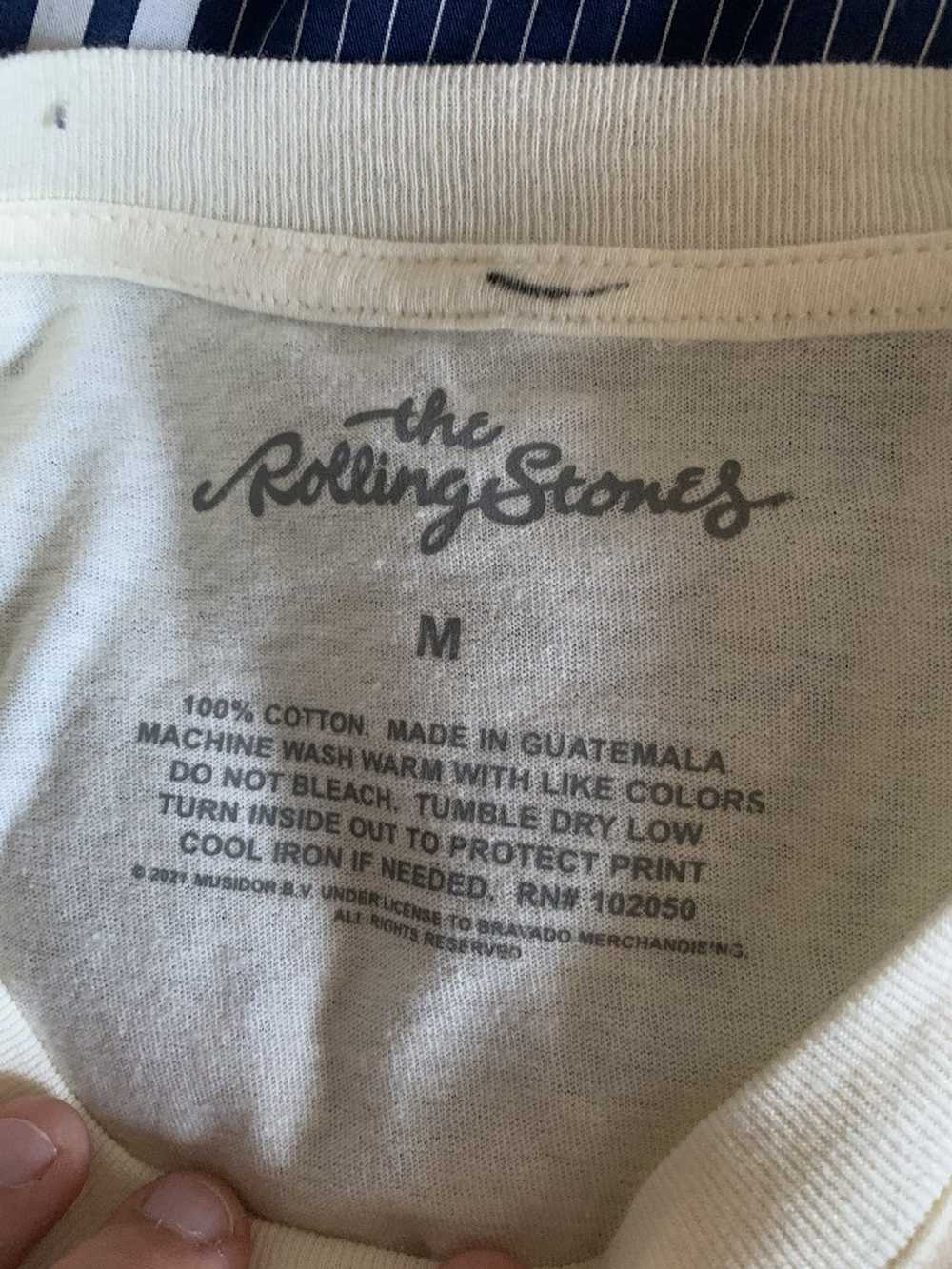 The Rolling Stones Rolling Stones White Long Slee… - image 5
