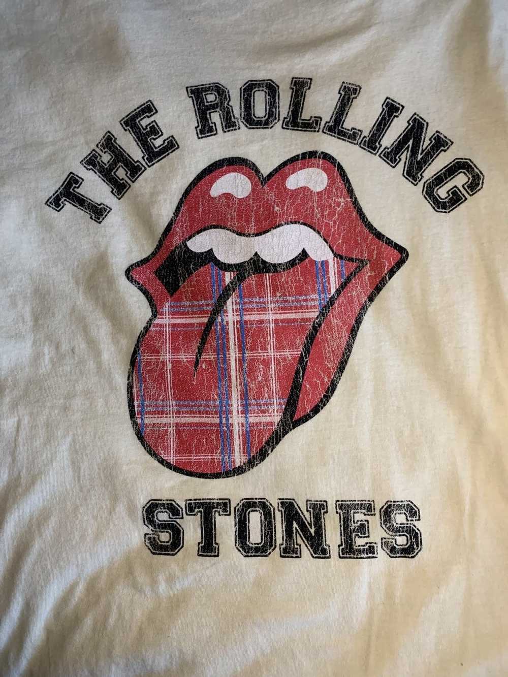 The Rolling Stones Rolling Stones White Long Slee… - image 6