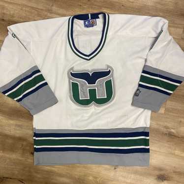 Vintage 90s White Hartford Whalers NHL Champion Sweatshirt Made In USA XXL