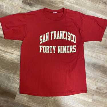 Forty Niners Tee // vintage 70s 80s cotton 49ers soft t, Fenix Vintage