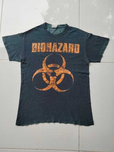 Band Tees × Gildan × Rock T Shirt Biohazard damag… - image 1