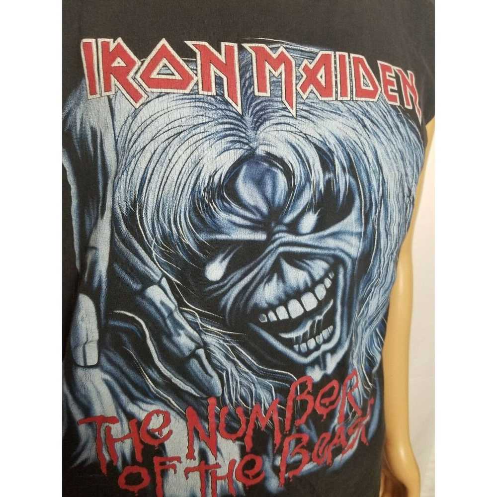 Vintage Vintage Iron Maiden Number Of The Beast P… - image 6