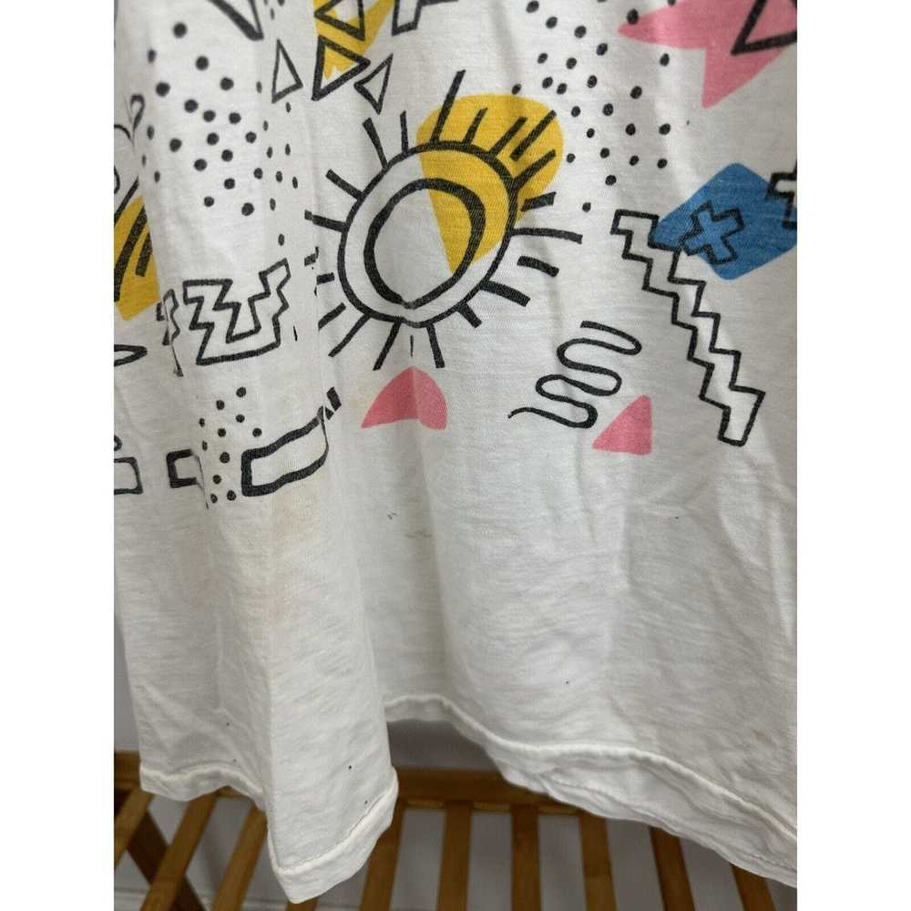 Art × Keith Haring × Vintage VTG 80s Abstract Art… - image 8