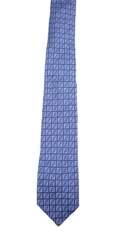 Fendi Fendi Monogram 100% Silk Tie FFTTY01 - image 1
