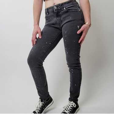PacSun Eco Black Distressed High Waisted Baggy Jeans