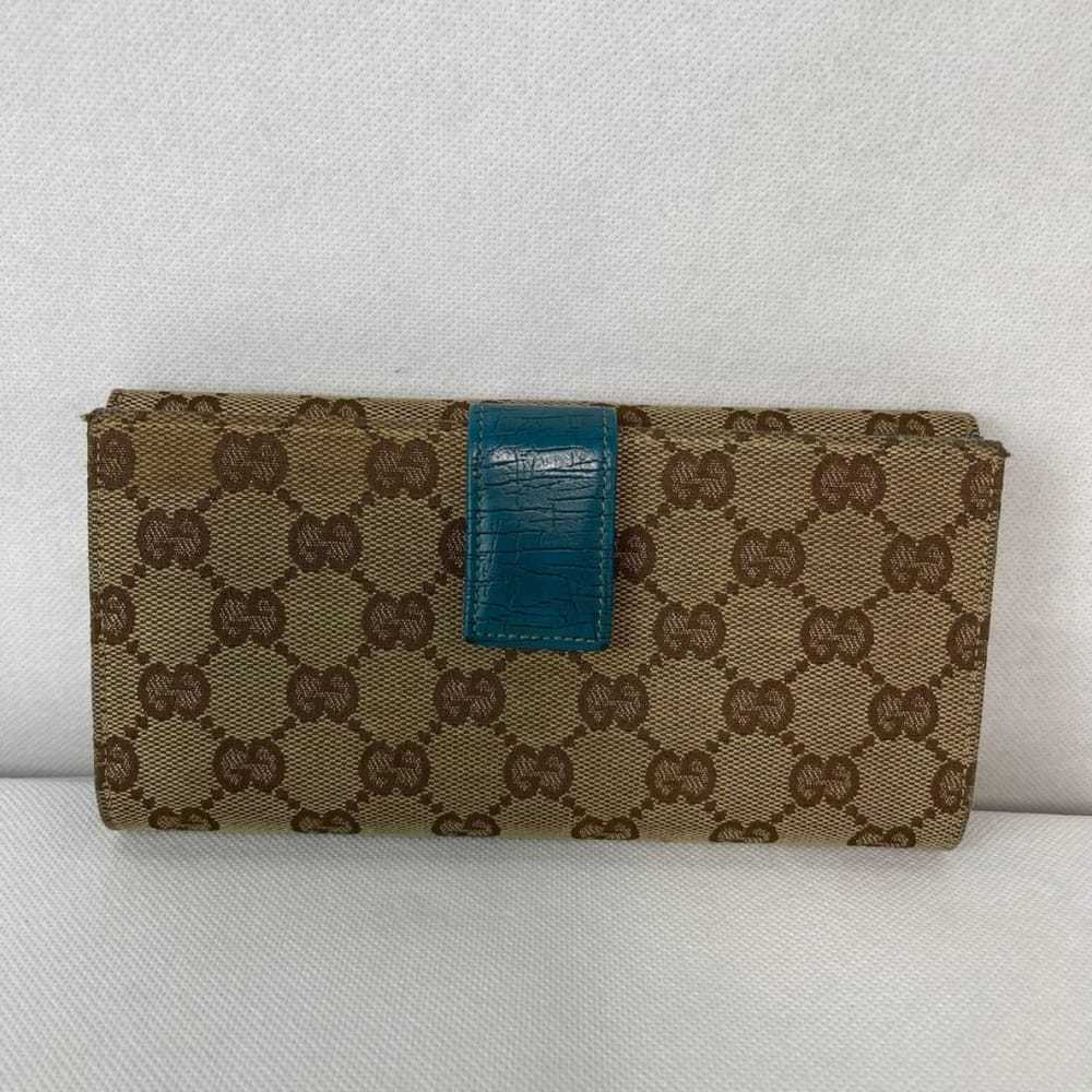 Gucci Continental cloth wallet - image 2