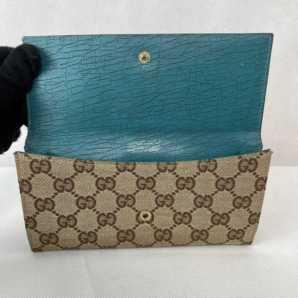 Gucci Continental cloth wallet - image 5