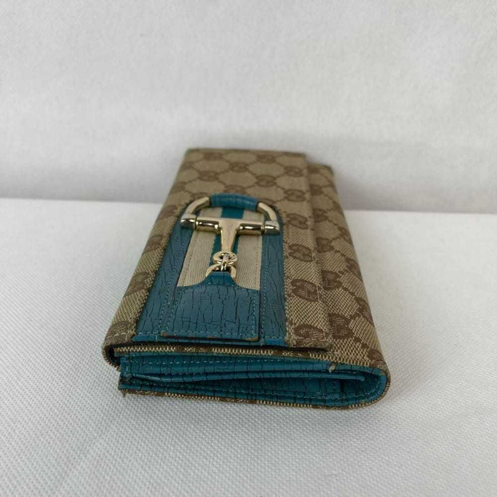 Gucci Continental cloth wallet - image 8