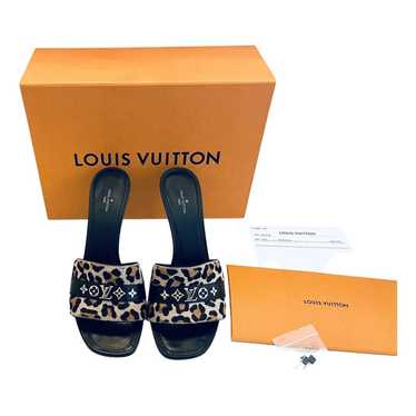 Louis Vuitton Pony-style calfskin sandals