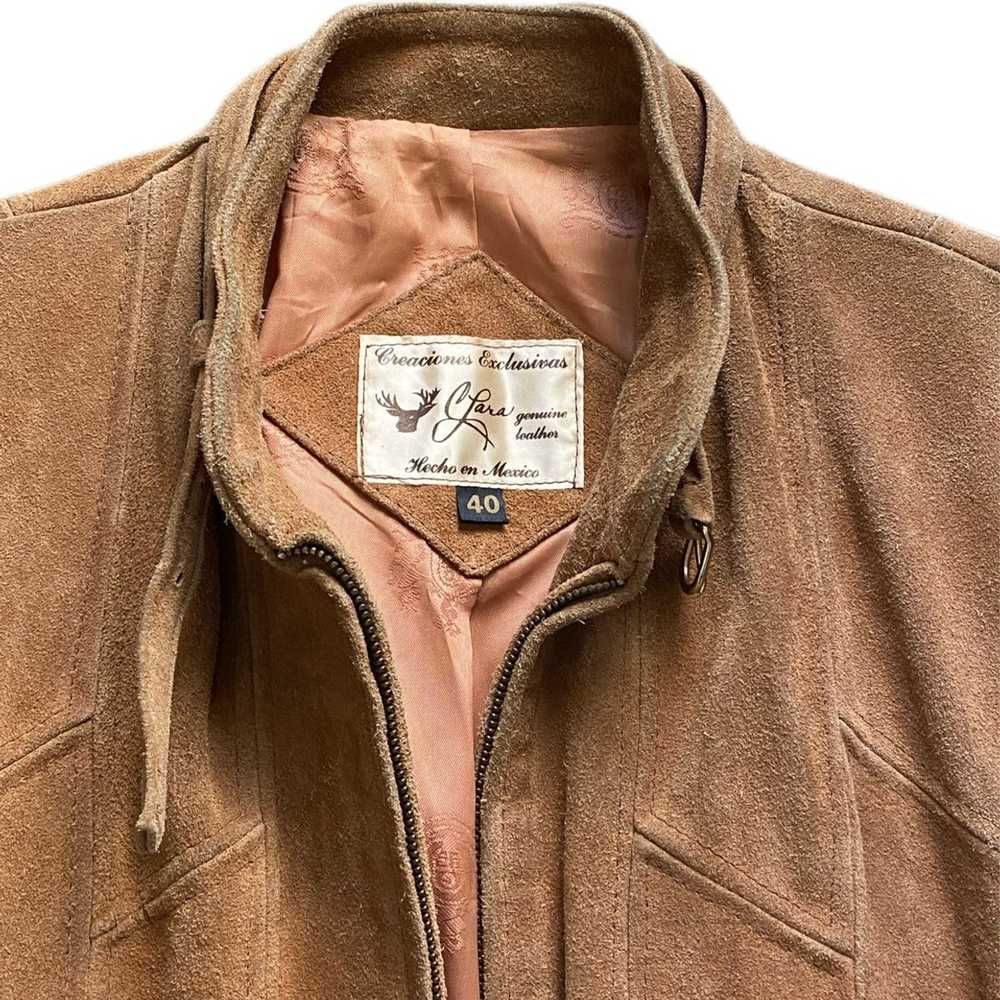 Vintage Genuine Mexican Leather Jacket - image 4
