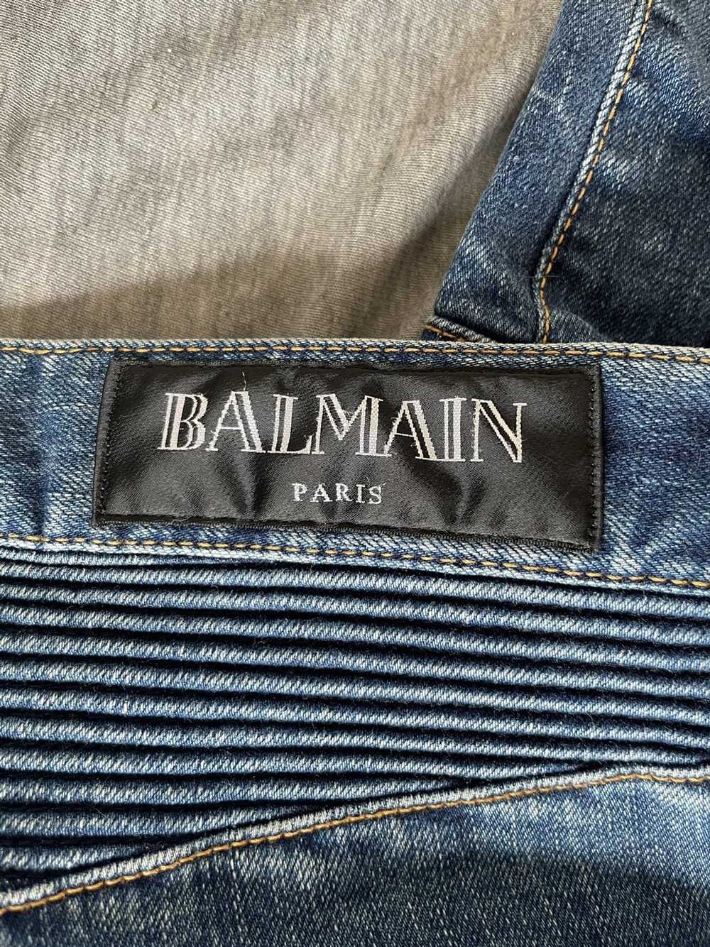 Balmain Balmain classic biker jeans - image 5