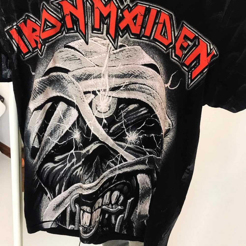 Iron Maiden × Rock T Shirt × Vintage Vintage Iron… - image 5