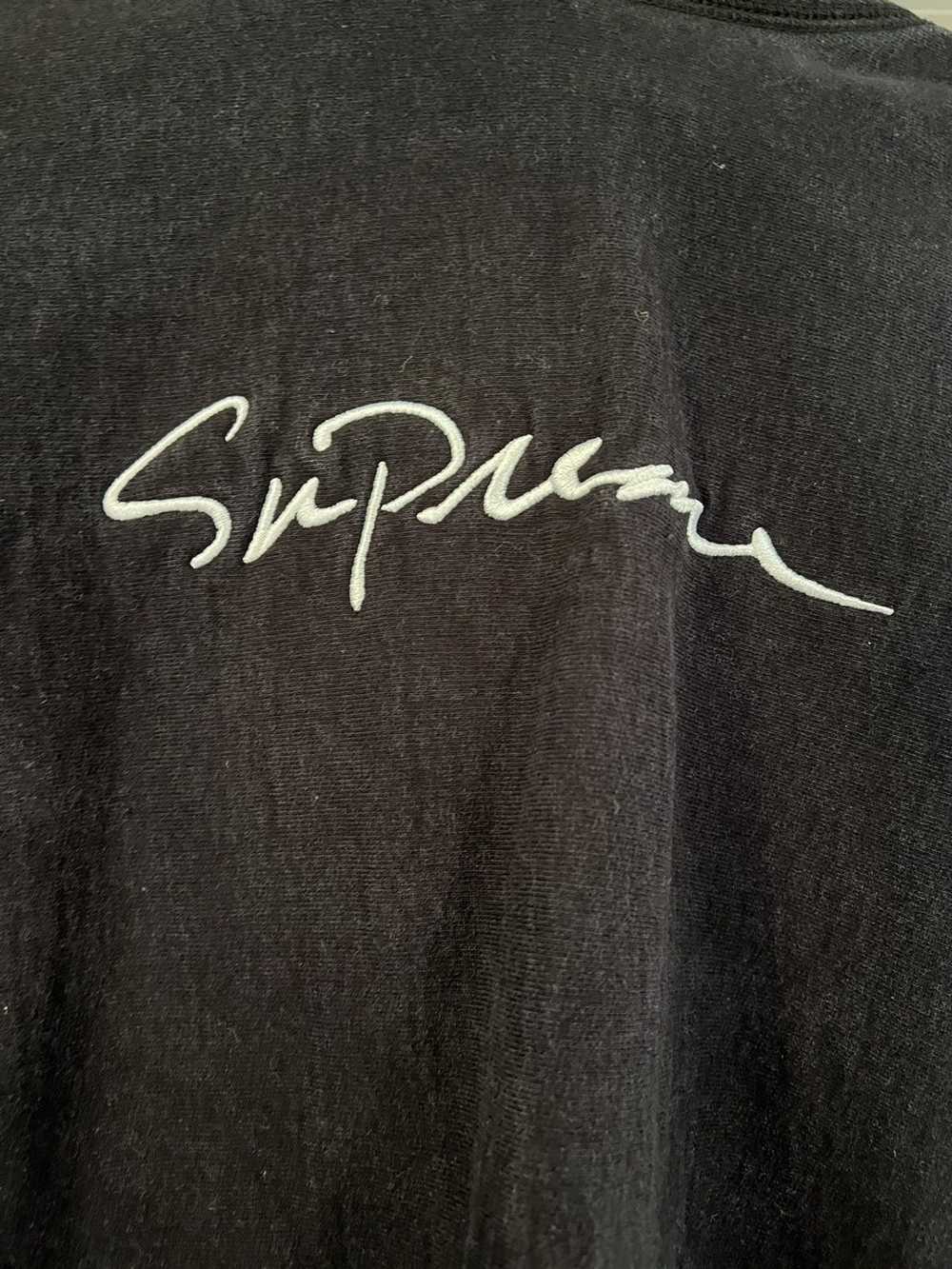 Streetwear × Supreme BLACK SUPREME SCRIPT HOODIE - image 2
