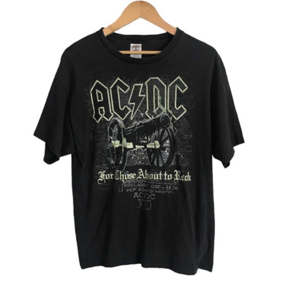 Designer AC/DC For Those About To Rock Black Tee … - image 2