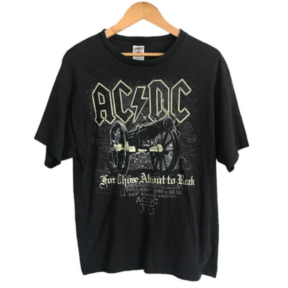 Designer AC/DC For Those About To Rock Black Tee … - image 3