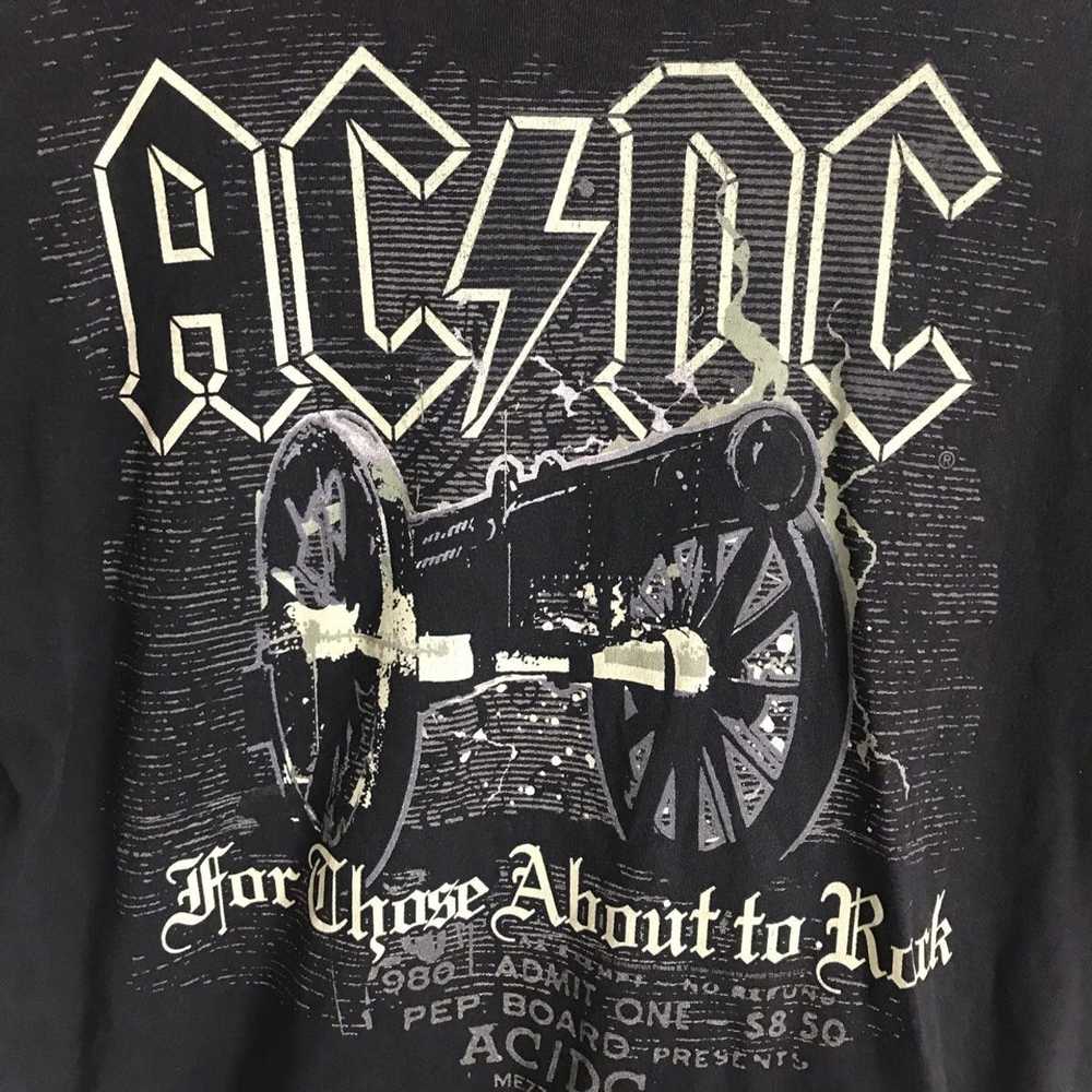 Designer AC/DC For Those About To Rock Black Tee … - image 6