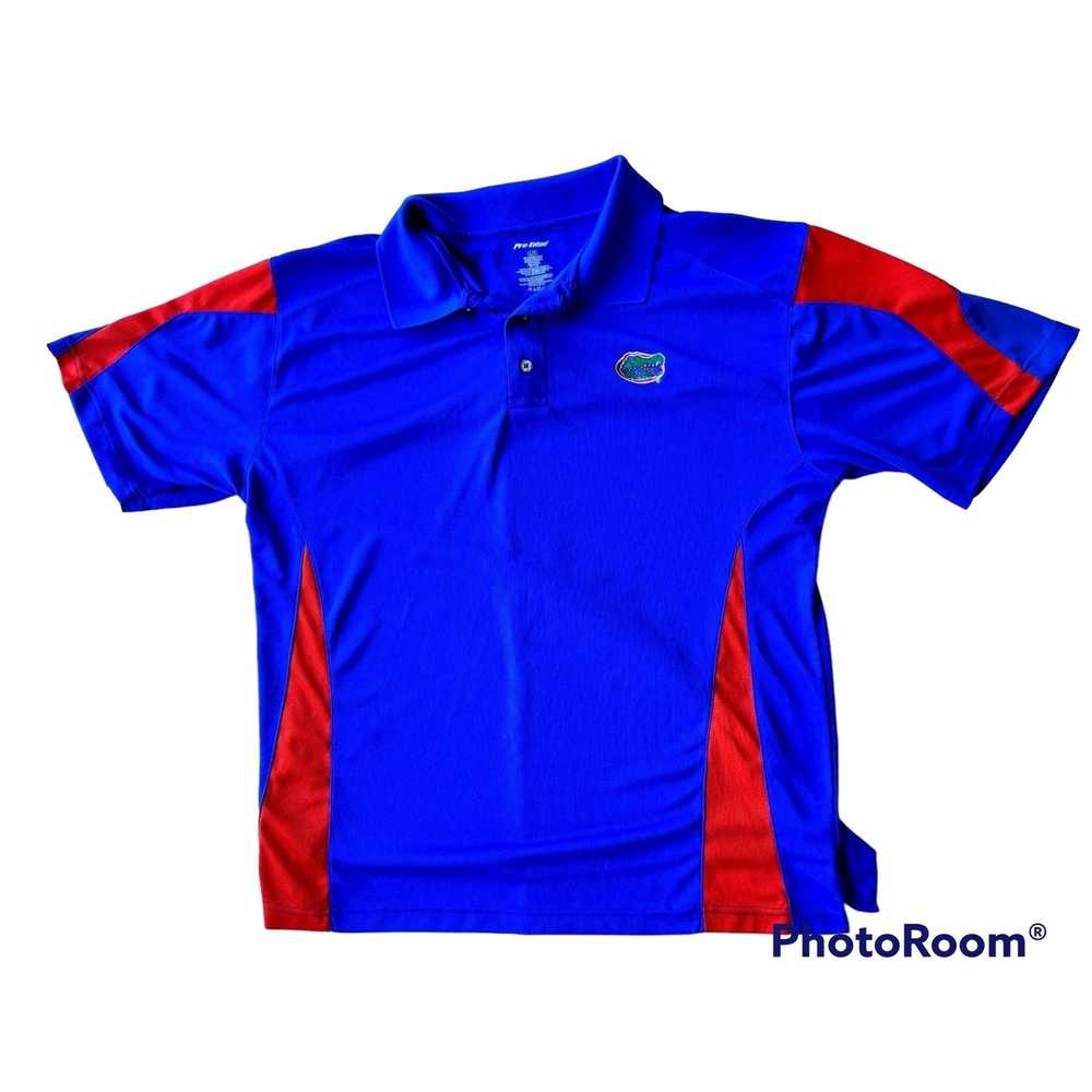 Pro Edge Florida Gators Polo Shirt Large Blue Ora… - image 4