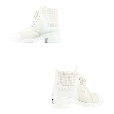 Chanel Patent leather lace up boots - image 1