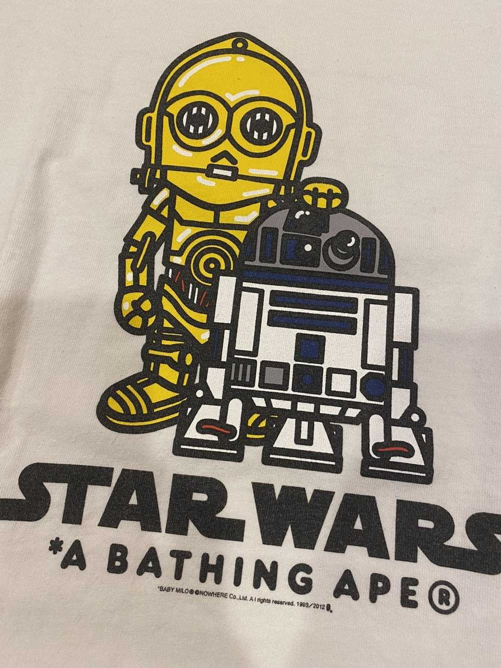 Bape × Star Wars Bape Star Wars R2D2 C3PO Tee - image 2