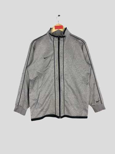 Nike × Vintage Vinatge Nike Zipper Sweater Made in