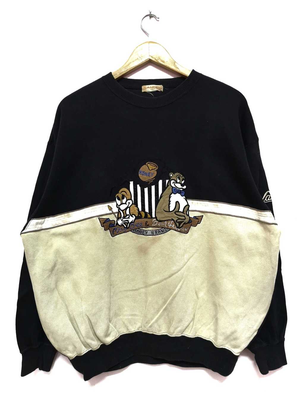 Lancel Vintage LANCEL PARIS Stripes Sweatshirt - image 1