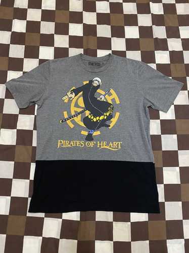 Bella Canvas, Gildan One Piece Luffy Trafalgar D. Water Law Heart Pirates Flag ハートの海賊団 - T-Shirt