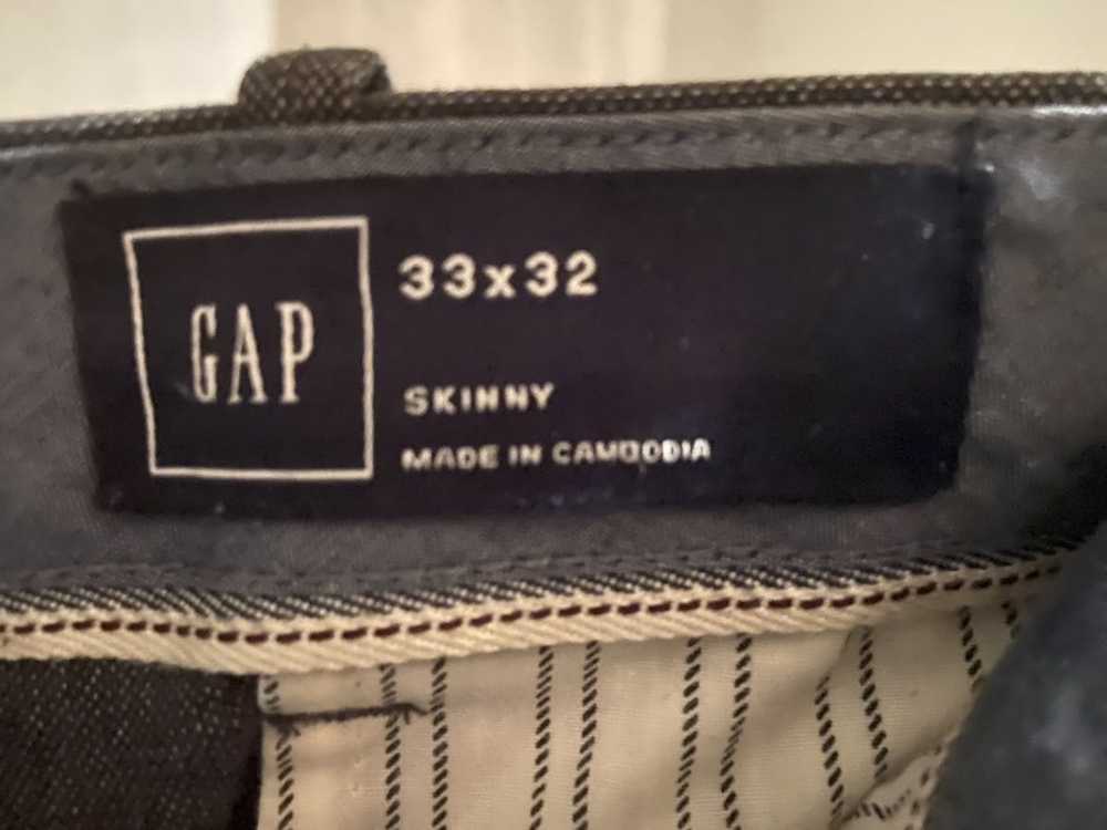 Gap Gap - Grey Skinny Casual Dress Pants, 33 X 32 - image 5