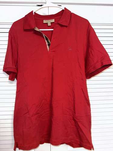 Burberry BURBERRY Red Polo SzL *Gently Used*