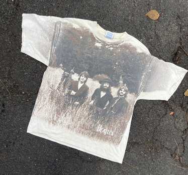 Band Tees × Vintage 90s the Beatles all over prin… - image 1