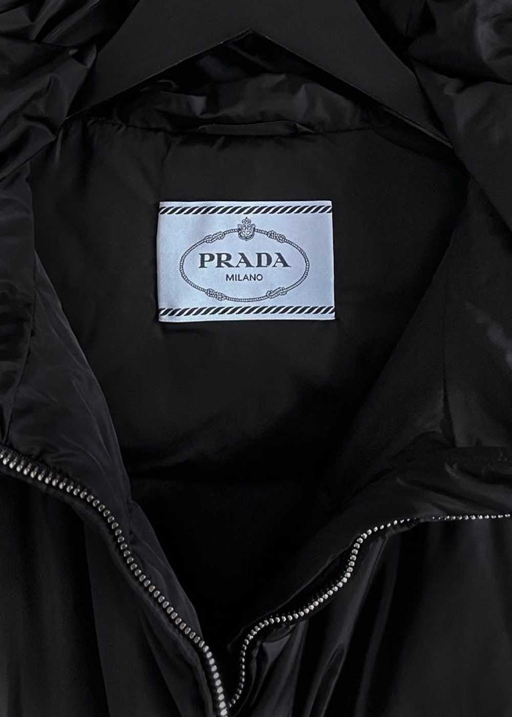 Prada Prada 2019 Black Re-Nylon Belted Down Jacket - image 2