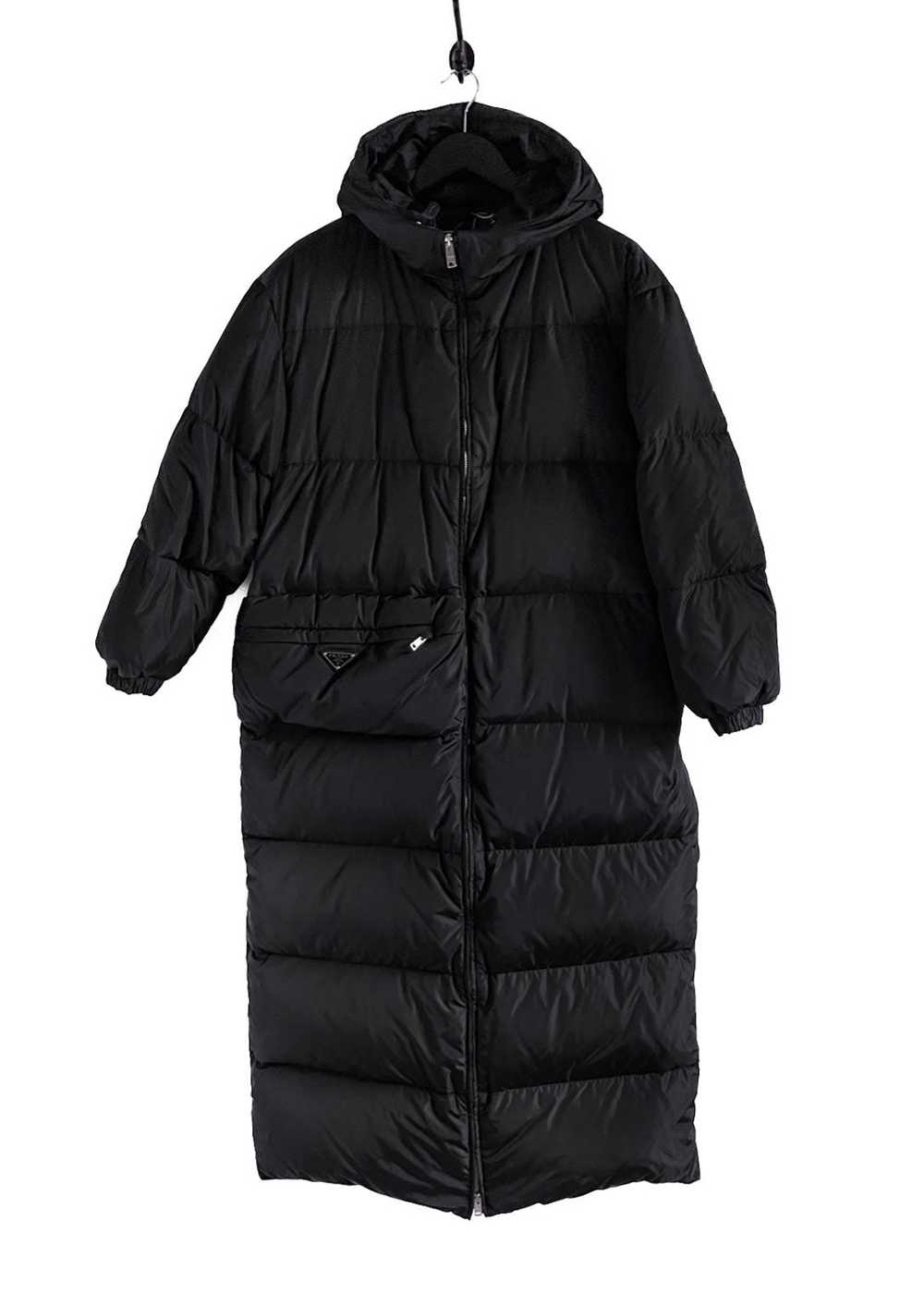 Prada Prada 2019 Black Re-Nylon Belted Down Jacket - image 7