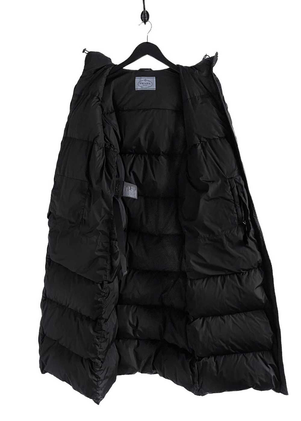 Prada Prada 2019 Black Re-Nylon Belted Down Jacket - image 8