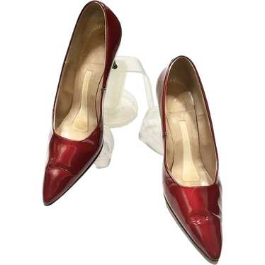 50s Puccini Red Patent Leather Pumps