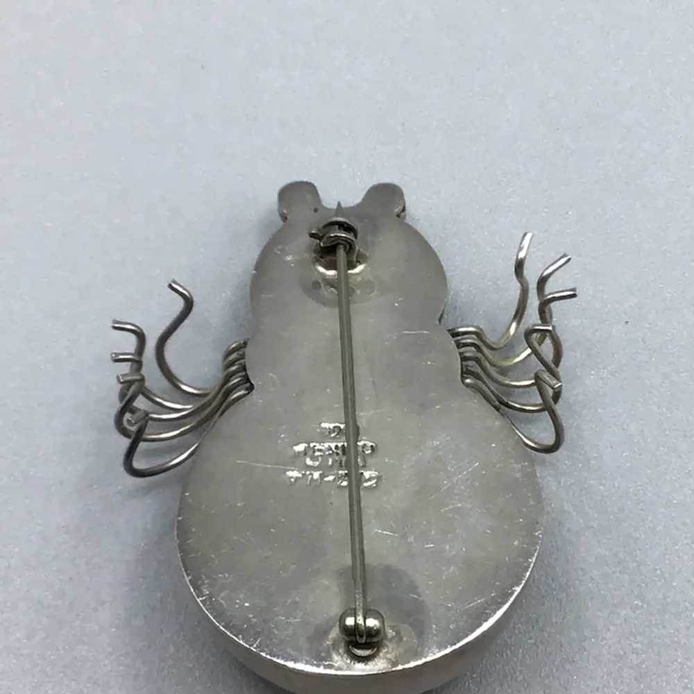 Spider Pin Brooch Vintage Taxco Mexico Sterling S… - image 10