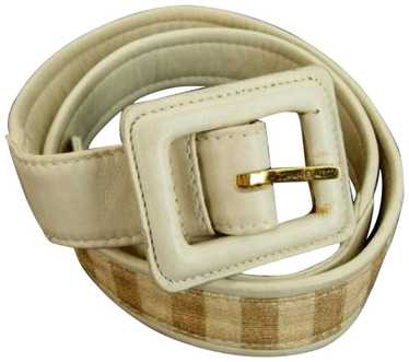 Vintage CHANEL Brown Leather CC Women's Belt