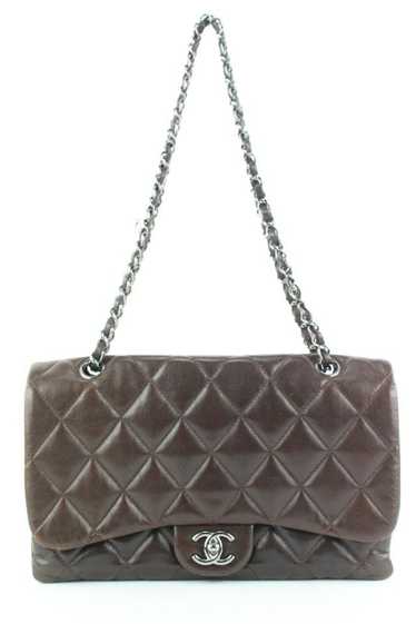 Chanel Chanel Quilted Lambskin Jumbo Classic Flap 